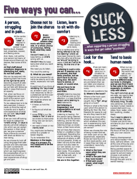 Five ways you can suck less...#1 [psychosis]